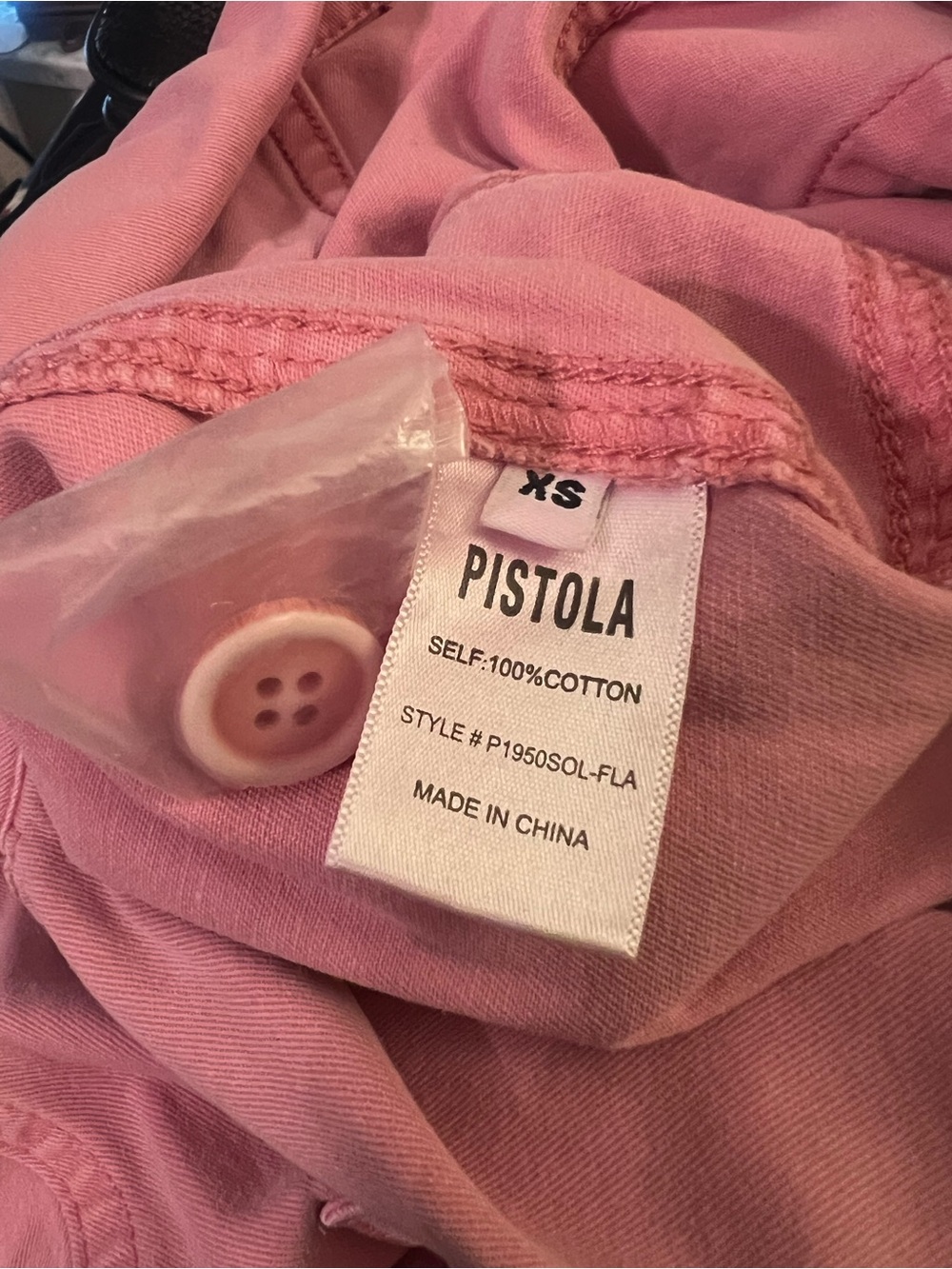 Pistola Grover Field Suit Short Sleeve Utility Jumpsuit Pink Flamingo Size XS - Picture 14 of 16